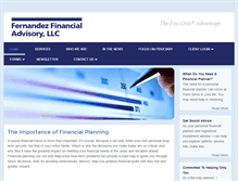 Tablet Screenshot of fernandezllc.com